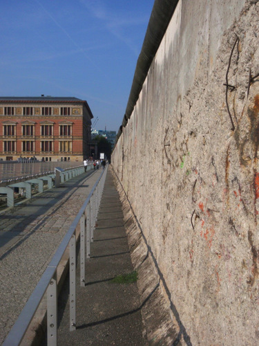 The Berlin Wall.